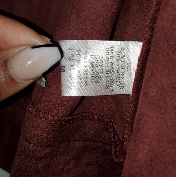 Fashion Nova Off-Shoulder Belted Jacket - Picture 5 of 6